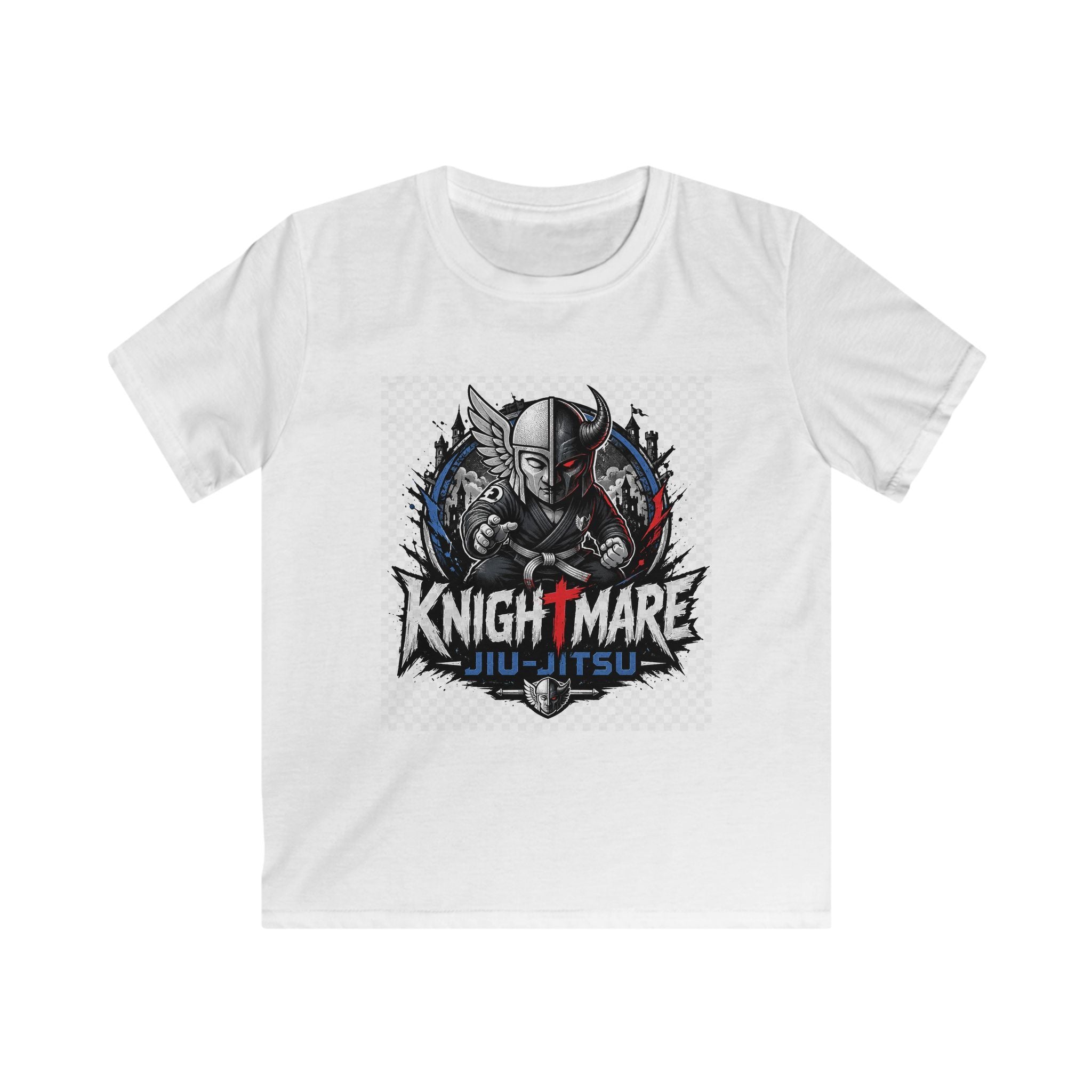 Kids "Knightmare Jiu-Jitsu" Tee — Youth Martial Arts Graphic Shirt